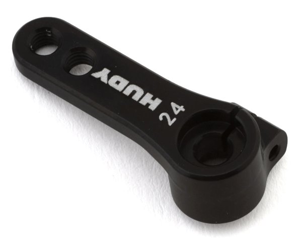 ALU CLAMP SERVO HORN - HITEC - OFFSET - 2-HOLE - M3 - 24T HUDY (15mm + 19mm)